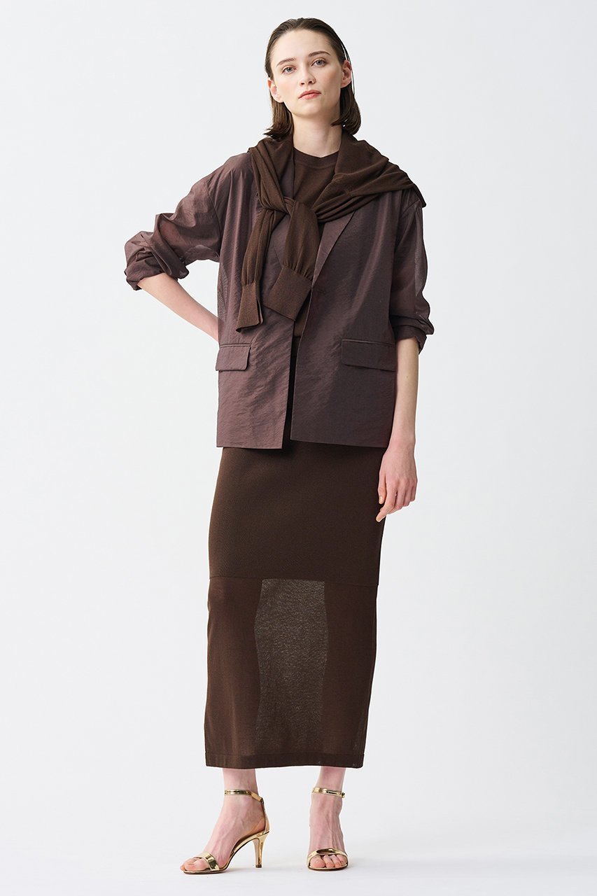 【アンクレイヴ/uncrave】のシアーニット /Iラインスカート 人気、トレンドファッション・服の通販 founy(ファニー) 　ファッション　Fashion　レディースファッション　Fashion for Women　スカート　Skirts　ロングスカート　Long Skirts / Maxi & Midi Skirts　シアー　Sheer, See-Through　ロング　Long, Long-Length　夏　Summer　春　Spring　S/S・春夏　SS, Spring/Summer, Warm Season　other-6|ID: prp329100004504508 ipo3291000000032844192