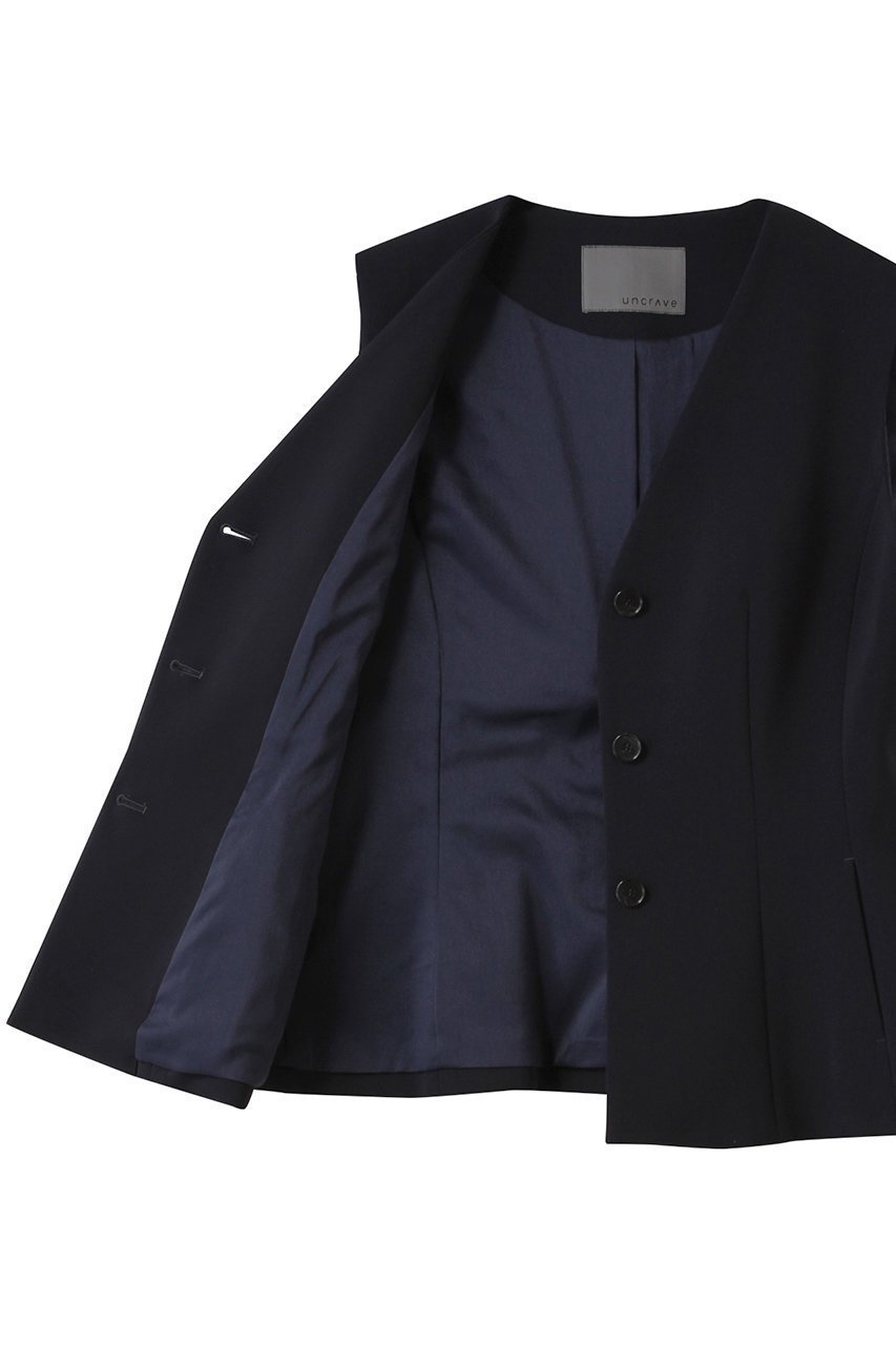 【アンクレイヴ/uncrave】のプルーフダブルクロス/ジレ 人気、トレンドファッション・服の通販 founy(ファニー) 　ファッション　Fashion　レディースファッション　Fashion for Women　アウター　Coat / Outerwear Collection　レディースジャケット・軽アウター　Jackets　ジャケット　Jacket, Outerwear　ストレッチ　Stretch, Stretchy Fabric　ベスト　Vest, Waistcoat　other-6|ID: prp329100004504519 ipo3291000000032949814