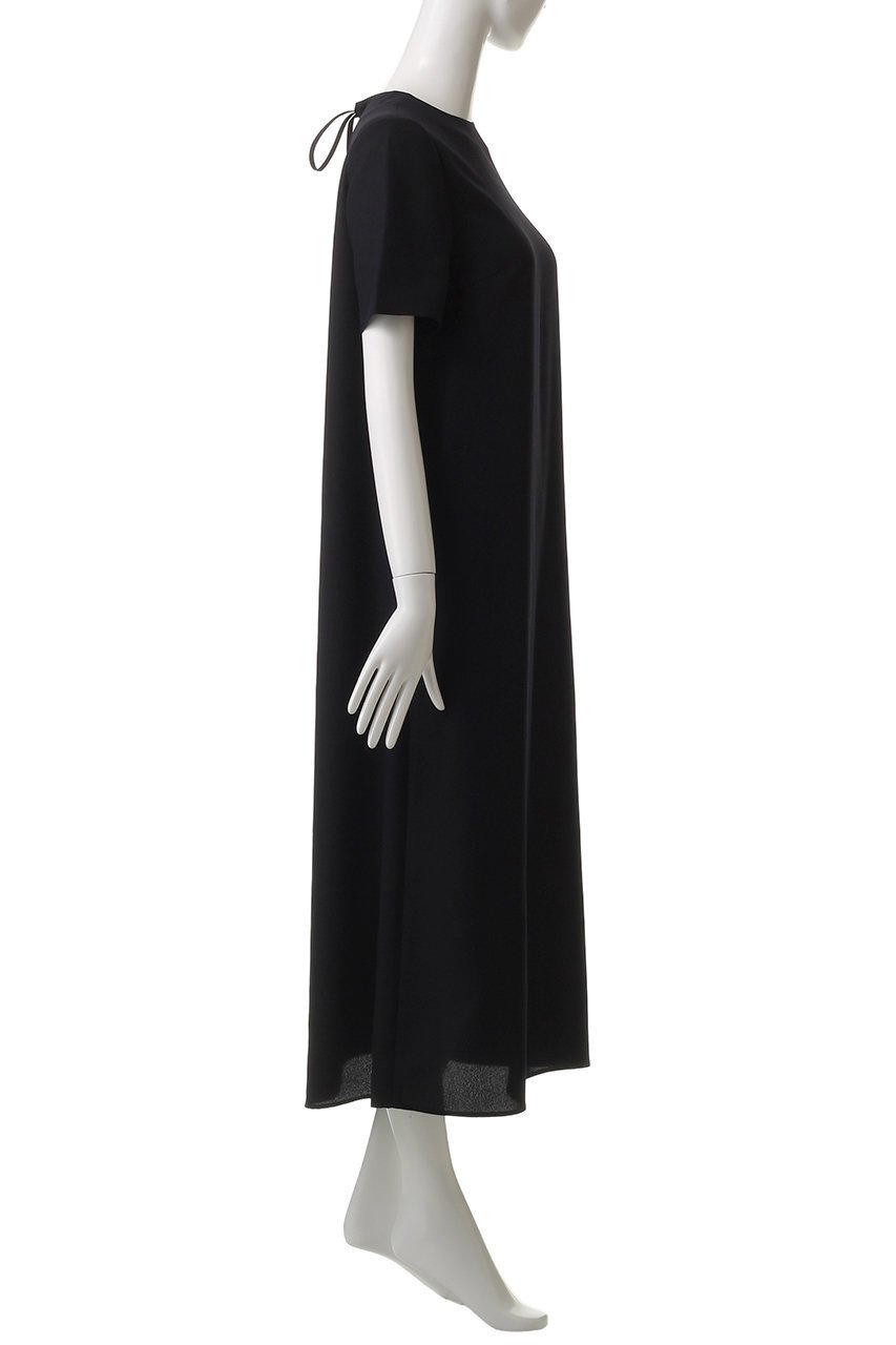 【エムフィル/M Fil】のバックサテンジョーゼット クルーネックロングワンピース 人気、トレンドファッション・服の通販 founy(ファニー) 　ファッション　Fashion　レディースファッション　Fashion for Women　ワンピース　Dresses　チュニック　Tunic Tops & Dresses　オケージョン　Occasion Wear　シューズ　Shoes, Footwear　シンプル　Simple, Minimal　チュニック　Tunic, Long Top　ドレープ　Drape, Draping Fabric　ロング　Long, Long-Length　エレガント 上品　Elegant　夏　Summer　other-3|ID: prp329100004504528 ipo3291000000032859512