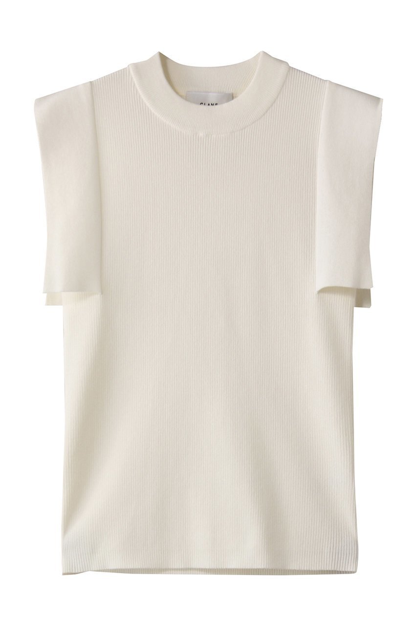 【クラネ/CLANE】のSQUARE SLEEVE KNIT TOPS/ニットトップス 人気、トレンドファッション・服の通販 founy(ファニー) 　ファッション　Fashion　レディースファッション　Fashion for Women　トップス・カットソー　Cut & Sew Tops　ニット　Knit Tops & Sweaters　カジュアルプルオーバー・ニットトップス　Pullovers & Knit Tops / Casual Pullovers　スクエア　Square, Square Shape　スリーブ　Sleeve, Long Sleeve / Short Sleeve　夏　Summer　春　Spring　S/S・春夏　SS, Spring/Summer, Warm Season　 other-1|ID: prp329100004504531 ipo3291000000032922868