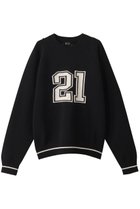 【ヌメロ ヴェントゥーノ/N°21 / MEN】の【MEN】BIG21ニットプルオーバー ブラック|ID:prp329100004504536