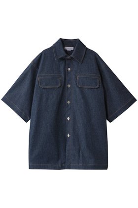 【ステラ マッカートニー/STELLA McCARTNEY】 デニムショートスリーブオーバーシャツ人気、トレンドファッション・服の通販 founy(ファニー) ファッション Fashion レディースファッション Fashion for Women トップス・カットソー Cut & Sew Tops シャツ・ブラウス・オフィスカジュアル Elegant Blouses & Button-Ups おすすめ Recommended / Our Picks ショート Short, Short Length スリーブ Sleeve, Long Sleeve / Short Sleeve セットアップ Set-Up, Coordinated Outfit デニム Denim, Jeans Material フレア Flare, Flared 定番 Standard, Basic Item |ID:prp329100004504547