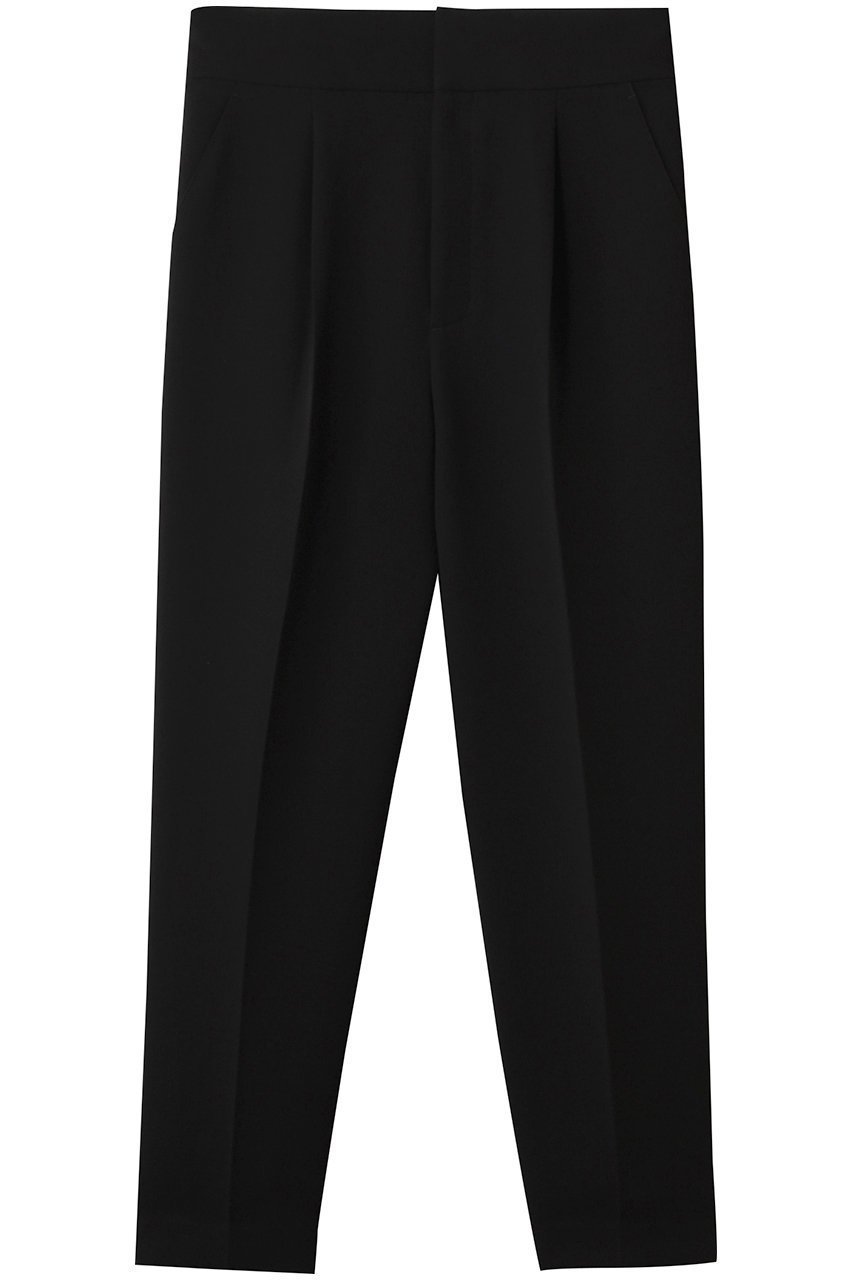 【アンクレイヴ/uncrave】のウォッシャブルダブルクロス /テーパードパンツ インテリア・キッズ・メンズ・レディースファッション・服の通販 founy(ファニー) 　ファッション　Fashion　レディースファッション　Fashion for Women　パンツ　Pants & Trousers　ジャケット　Jacket, Outerwear　フォルム　Silhouette, Form　フロント　Front, Front Design　ボトム　Bottoms, Lower Wear　ワイド　Wide, Wide Fit　ブラック|ID: prp329100004504551 ipo3291000000032900331