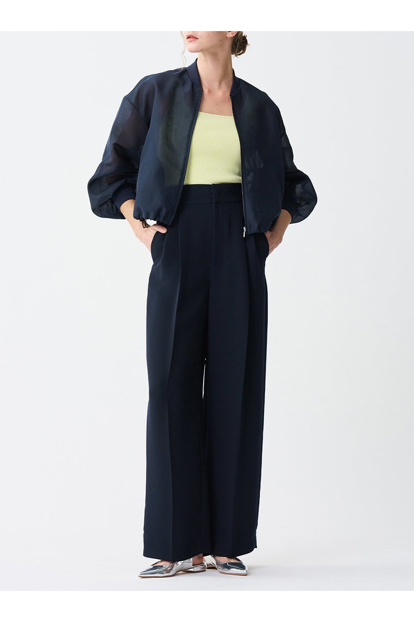 【アンクレイヴ/uncrave】のウォッシャブルダブルクロス /ワイドパンツ 人気、トレンドファッション・服の通販 founy(ファニー) 　ファッション　Fashion　レディースファッション　WOMEN　パンツ　Pants　ジャケット　Jacket　フォルム　Form　フロント　Front　ボトム　Bottom　ワイド　Wide　other-3|ID: prp329100004504553 ipo3291000000031790984
