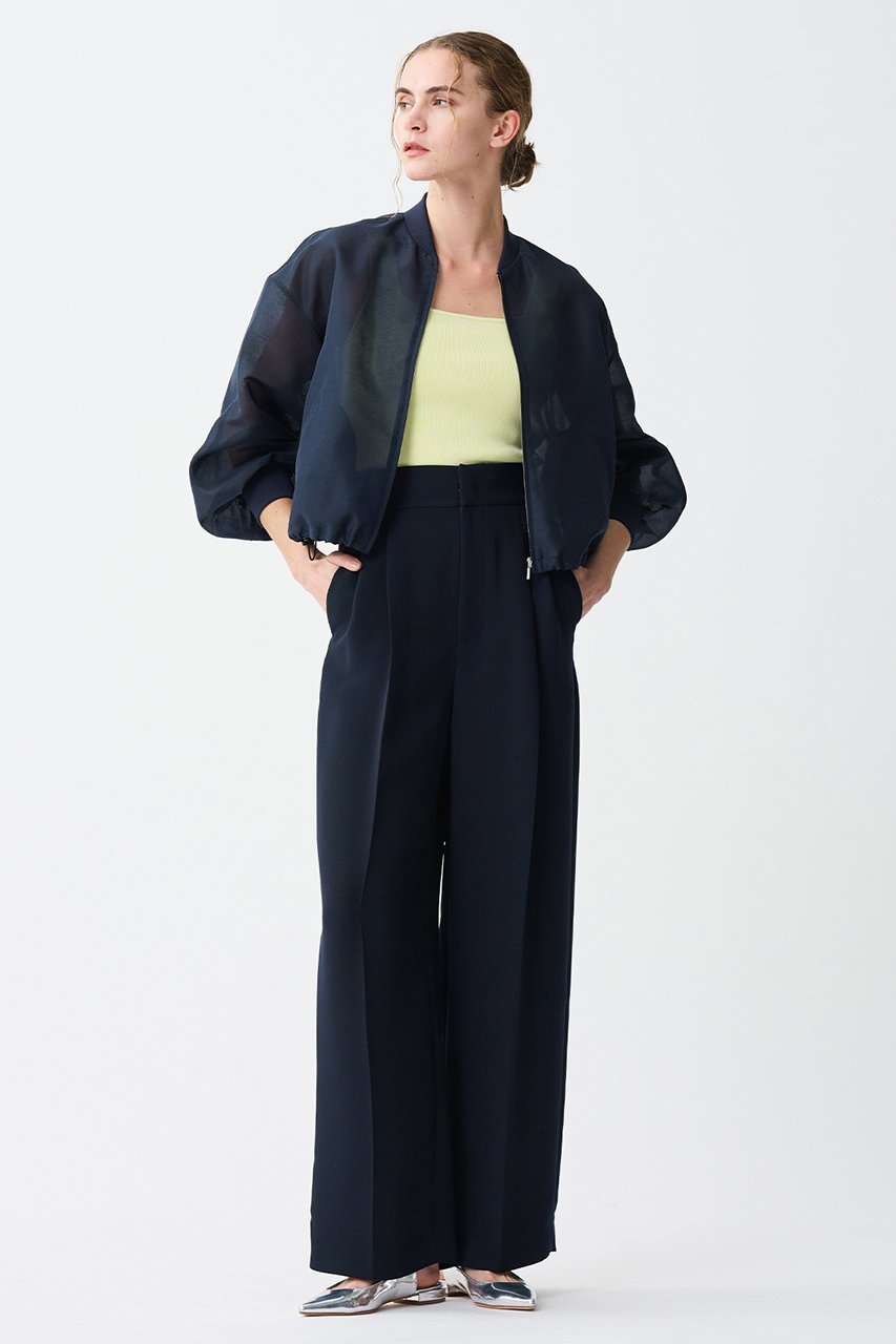 【アンクレイヴ/uncrave】のウォッシャブルダブルクロス /ワイドパンツ 人気、トレンドファッション・服の通販 founy(ファニー) 　ファッション　Fashion　レディースファッション　Fashion for Women　パンツ　Pants & Trousers　ジャケット　Jacket, Outerwear　フォルム　Silhouette, Form　フロント　Front, Front Design　ボトム　Bottoms, Lower Wear　ワイド　Wide, Wide Fit　other-7|ID: prp329100004504553 ipo3291000000033193528