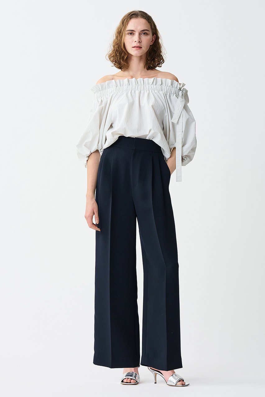 【アンクレイヴ/uncrave】のウォッシャブルダブルクロス /ワイドパンツ 人気、トレンドファッション・服の通販 founy(ファニー) 　ファッション　Fashion　レディースファッション　Fashion for Women　パンツ　Pants & Trousers　ジャケット　Jacket, Outerwear　フォルム　Silhouette, Form　フロント　Front, Front Design　ボトム　Bottoms, Lower Wear　ワイド　Wide, Wide Fit　other-8|ID: prp329100004504553 ipo3291000000033193529