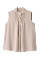 【アナイ/ANAYI】のジョーゼットフラワーノースリブラウス ピンクベージュ|ID:prp329100004504563