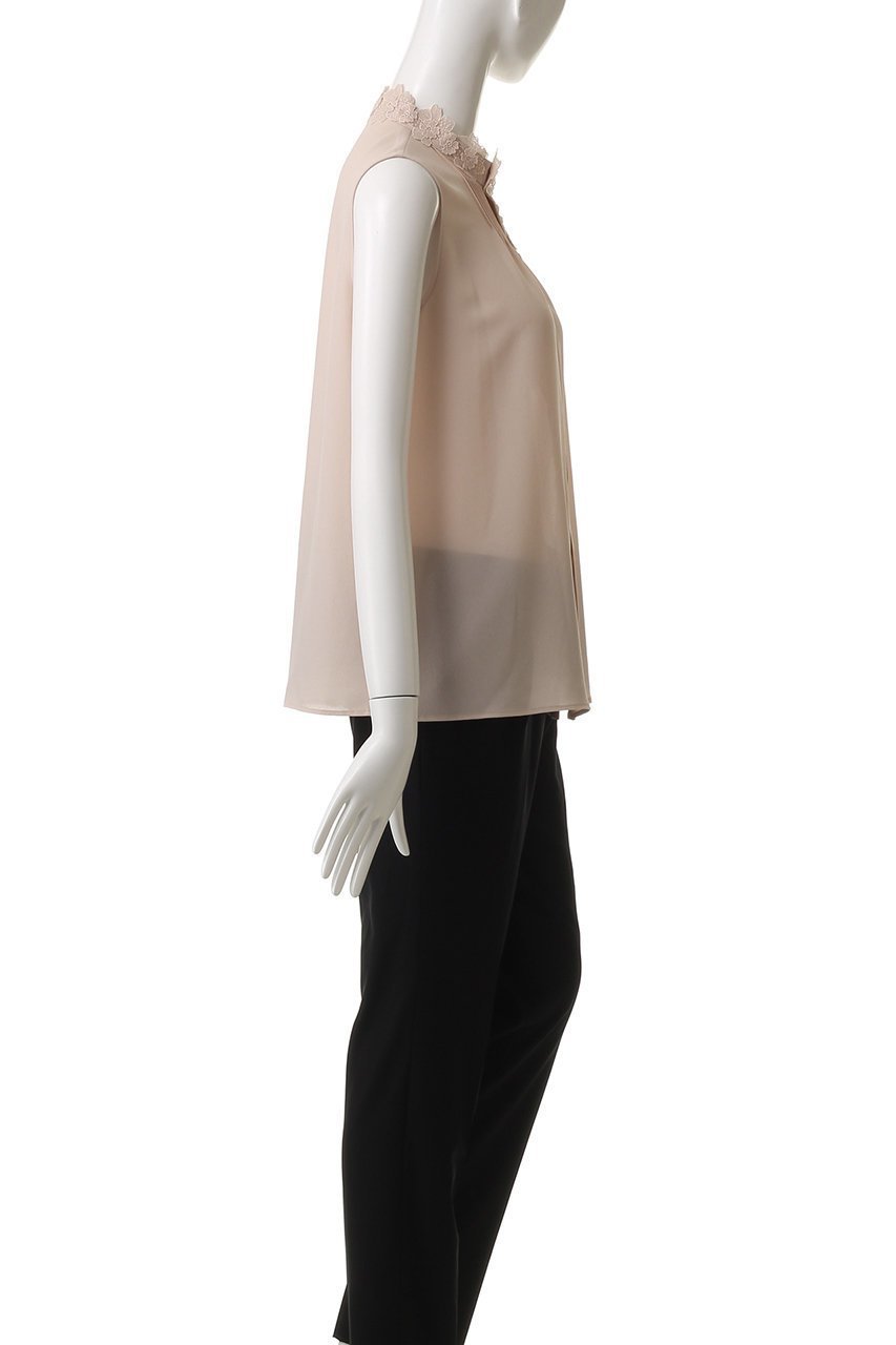 【アナイ/ANAYI】のジョーゼットフラワーノースリブラウス 人気、トレンドファッション・服の通販 founy(ファニー) 　ファッション　Fashion　レディースファッション　Fashion for Women　トップス・カットソー　Cut & Sew Tops　キャミソール&ノースリーブ　Camisoles & Sleeveless Tops　シャツ・ブラウス・オフィスカジュアル　Elegant Blouses & Button-Ups　おすすめ　Recommended / Our Picks　インナー　Innerwear　シンプル　Simple, Minimal　ジャケット　Jacket, Outerwear　ジョーゼット　Georgette, Semi-Sheer Fabric　ノースリーブ　Sleeveless, No-Sleeve　フラワー　Flower, Floral　ボトム　Bottoms, Lower Wear　ラグジュアリー　Luxury, Elegant　エレガント 上品　Elegant　other-3|ID: prp329100004504563 ipo3291000000032909562