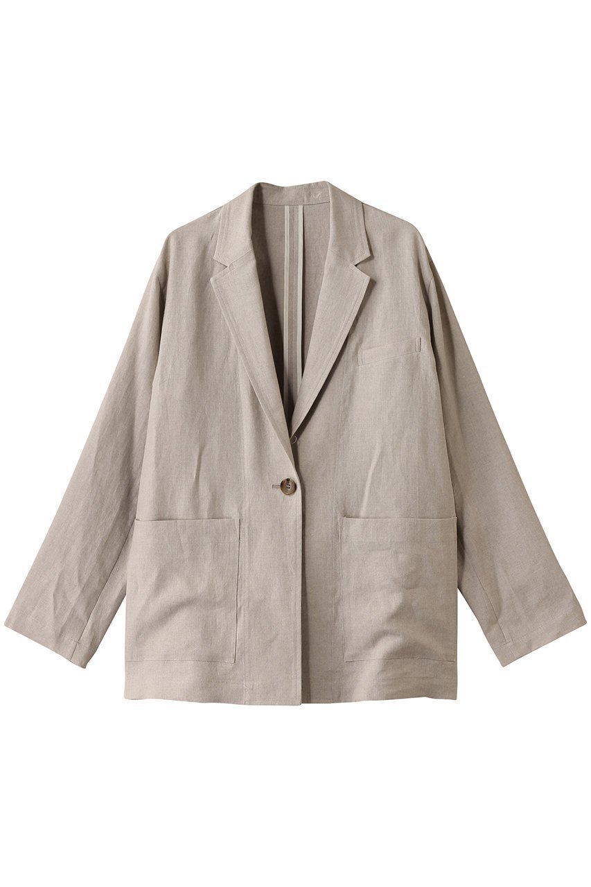【ハウス オブ ロータス/HOUSE OF LOTUS】のリネンテーラードジャケット 人気、トレンドファッション・服の通販 founy(ファニー) 　ファッション　Fashion　レディースファッション　Fashion for Women　アウター　Coat / Outerwear Collection　レディースジャケット・軽アウター　Jackets　テーラードジャケット / 通勤・きれいめスタイル　Tailored Jackets & Blazers　カーディガン　Cardigan, Knitwear　ショルダー　Shoulder, Shoulder Strap　ジャケット　Jacket, Outerwear　ドロップ　Drop Shoulder, Dropped Style　ブルゾン　Blouson, Bomber Jacket　ポケット　Pocket, Pocket Detail　リネン　Linen, Linen Fabric　エレガント 上品　Elegant　 other-1|ID: prp329100004504564 ipo3291000000032949417