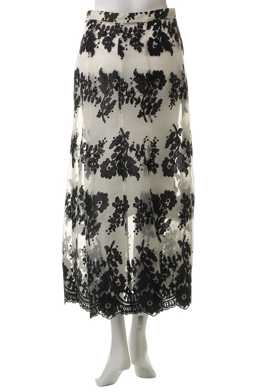 【クラネ/CLANE】のSHEER FLOWER LACE SKIRT/スカート 人気、トレンドファッション・服の通販 founy(ファニー) 　ファッション　Fashion　レディースファッション　Fashion for Women　スカート　Skirts　ロングスカート　Long Skirts / Maxi & Midi Skirts　シアー　Sheer, See-Through　フラワー　Flower, Floral　フレア　Flare, Flared　ミニスカート　Mini Skirt, Short Skirt　リュクス　Luxury, Elegant, High-End, Chic　レース　Lace, Lace Fabric　ロング　Long, Long-Length　夏　Summer　春　Spring　S/S・春夏　SS, Spring/Summer, Warm Season　other-4|ID: prp329100004504566 ipo3291000000032843960