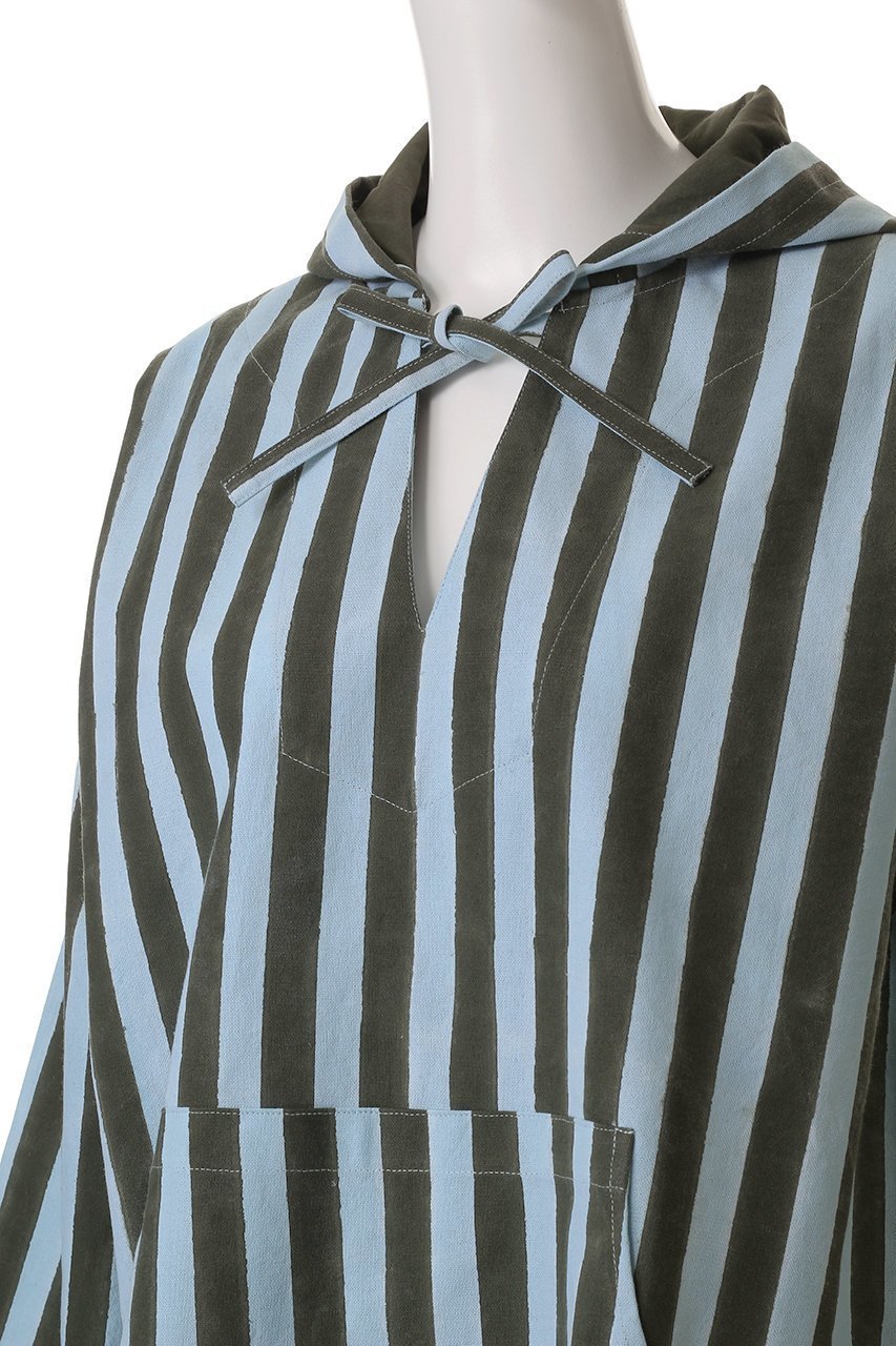 【エスゼット ブロックプリント/SZ Blockprints】のSURF PULLOVER THICK STRIPE サーフプルオーバー 人気、トレンドファッション・服の通販 founy(ファニー) 　ファッション　Fashion　レディースファッション　Fashion for Women　トップス・カットソー　Cut & Sew Tops　シャツ・ブラウス・オフィスカジュアル　Elegant Blouses & Button-Ups　カジュアルプルオーバー・ニットトップス　Pullovers & Knit Tops / Casual Pullovers　スタイリッシュ　Stylish, Fashionable　ストライプ　Stripe, Striped Pattern　スリーブ　Sleeve, Long Sleeve / Short Sleeve　ポケット　Pocket, Pocket Detail　リボン　Ribbon, Bow　ロング　Long, Long-Length　other-5|ID: prp329100004504573 ipo3291000000032909466