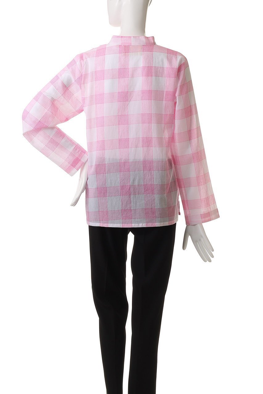 【エスゼット ブロックプリント/SZ Blockprints】のDOUCE TOP WEAVE スキッパープルオーバーシャツ 人気、トレンドファッション・服の通販 founy(ファニー) 　ファッション　Fashion　レディースファッション　Fashion for Women　トップス・カットソー　Cut & Sew Tops　シャツ・ブラウス・オフィスカジュアル　Elegant Blouses & Button-Ups　カジュアルプルオーバー・ニットトップス　Pullovers & Knit Tops / Casual Pullovers　ガーリー　Girly, Feminine Style　スリーブ　Sleeve, Long Sleeve / Short Sleeve　トレンド　Trend, Trending Now　ロング　Long, Long-Length　夏　Summer　春　Spring　S/S・春夏　SS, Spring/Summer, Warm Season　other-4|ID: prp329100004504574 ipo3291000000032909483