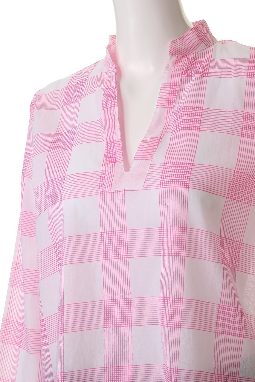 【エスゼット ブロックプリント/SZ Blockprints】のDOUCE TOP WEAVE スキッパープルオーバーシャツ 人気、トレンドファッション・服の通販 founy(ファニー) ファッション Fashion レディースファッション Fashion for Women トップス・カットソー Cut & Sew Tops シャツ・ブラウス・オフィスカジュアル Elegant Blouses & Button-Ups カジュアルプルオーバー・ニットトップス Pullovers & Knit Tops / Casual Pullovers ガーリー Girly, Feminine Style スリーブ Sleeve, Long Sleeve / Short Sleeve トレンド Trend, Trending Now ロング Long, Long-Length 夏 Summer 春 Spring S/S・春夏 SS, Spring/Summer, Warm Season other-5|ID: prp329100004504574 ipo3291000000035822469