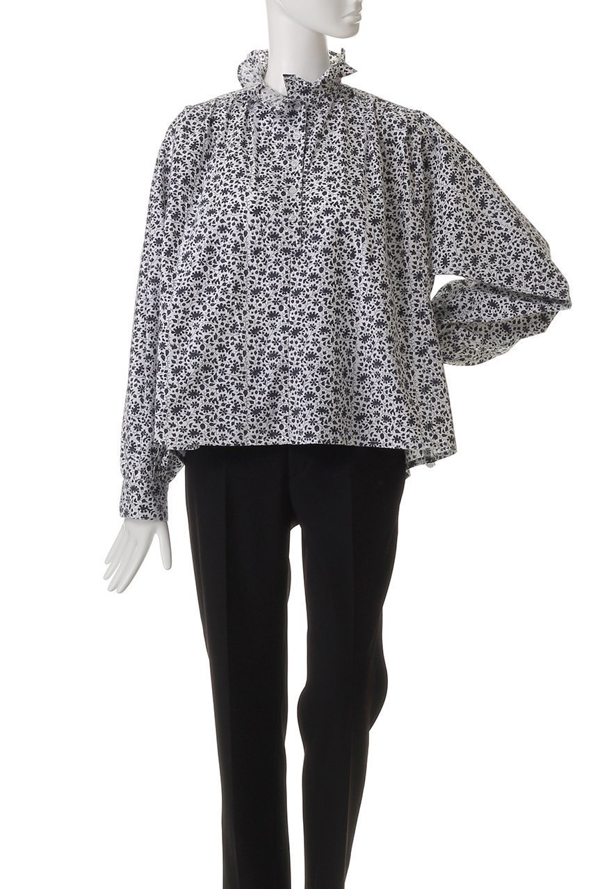 【エスゼット ブロックプリント/SZ Blockprints】のKALI TOP DITSY プルオーバーシャツブラウス 人気、トレンドファッション・服の通販 founy(ファニー) 　ファッション　Fashion　レディースファッション　Fashion for Women　トップス・カットソー　Cut & Sew Tops　シャツ・ブラウス・オフィスカジュアル　Elegant Blouses & Button-Ups　カジュアルプルオーバー・ニットトップス　Pullovers & Knit Tops / Casual Pullovers　おすすめ　Recommended / Our Picks　オリエンタル　Oriental Pattern　ギャザー　Gathered, Ruffled　ストライプ　Stripe, Striped Pattern　スリーブ　Sleeve, Long Sleeve / Short Sleeve　チェック　Check, Plaid, Tartan　ブロック　Block, Solid Block Pattern　ロング　Long, Long-Length　other-2|ID: prp329100004504576 ipo3291000000032909523