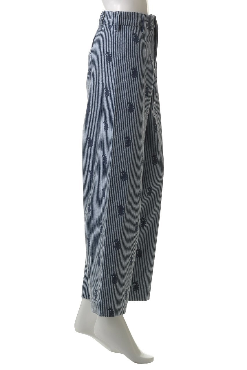 【エスゼット ブロックプリント/SZ Blockprints】のDISCO PANTS THIN STRIPE PAISLEY デニムワイドパンツ 人気、トレンドファッション・服の通販 founy(ファニー) ファッション Fashion レディースファッション Fashion for Women パンツ Pants & Trousers デニムパンツ・ジーンズ・美脚デニム Denim Jeans & Pants エアリー Airy Texture クロップド Cropped, Short Length ストライプ Stripe, Striped Pattern デニム Denim, Jeans Material ペイズリー Paisley, Ethnic Pattern other-3|ID: prp329100004504578 ipo3291000000035699726