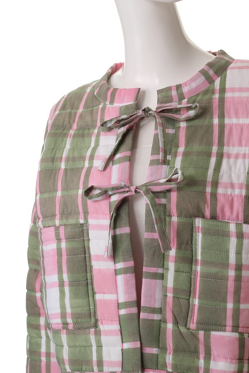 【エスゼット ブロックプリント/SZ Blockprints】のPOPPY JACKET TARTAN リバーシブルジャケット 人気、トレンドファッション・服の通販 founy(ファニー) ファッション Fashion レディースファッション Fashion for Women アウター Coat / Outerwear Collection レディースジャケット・軽アウター Jackets クロップド Cropped, Short Length ジャケット Jacket, Outerwear トレンド Trend, Trending Now フィット Fit, Slim Fit ボックス Boxy, Box Shape ポケット Pocket, Pocket Detail リボン Ribbon, Bow other-5|ID: prp329100004504579 ipo3291000000032949392