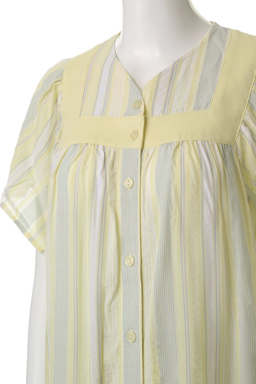 【キッドブルー/KID BLUE】の25CRサッカーストライプパジャマ 人気、トレンドファッション・服の通販 founy(ファニー) 　ファッション　Fashion　レディースファッション　WOMEN　サッカー　Soccer　スリーブ　Sleeve　パジャマ　Pajamas　フェミニン　Feminine　フリル　Frills　フレア　Flare　人気　Popularity　夏　Summer　春　Spring　S/S・春夏　Ss・Spring/Summer　無地　Plain Color　other-5|ID: prp329100004504582 ipo3291000000031791218
