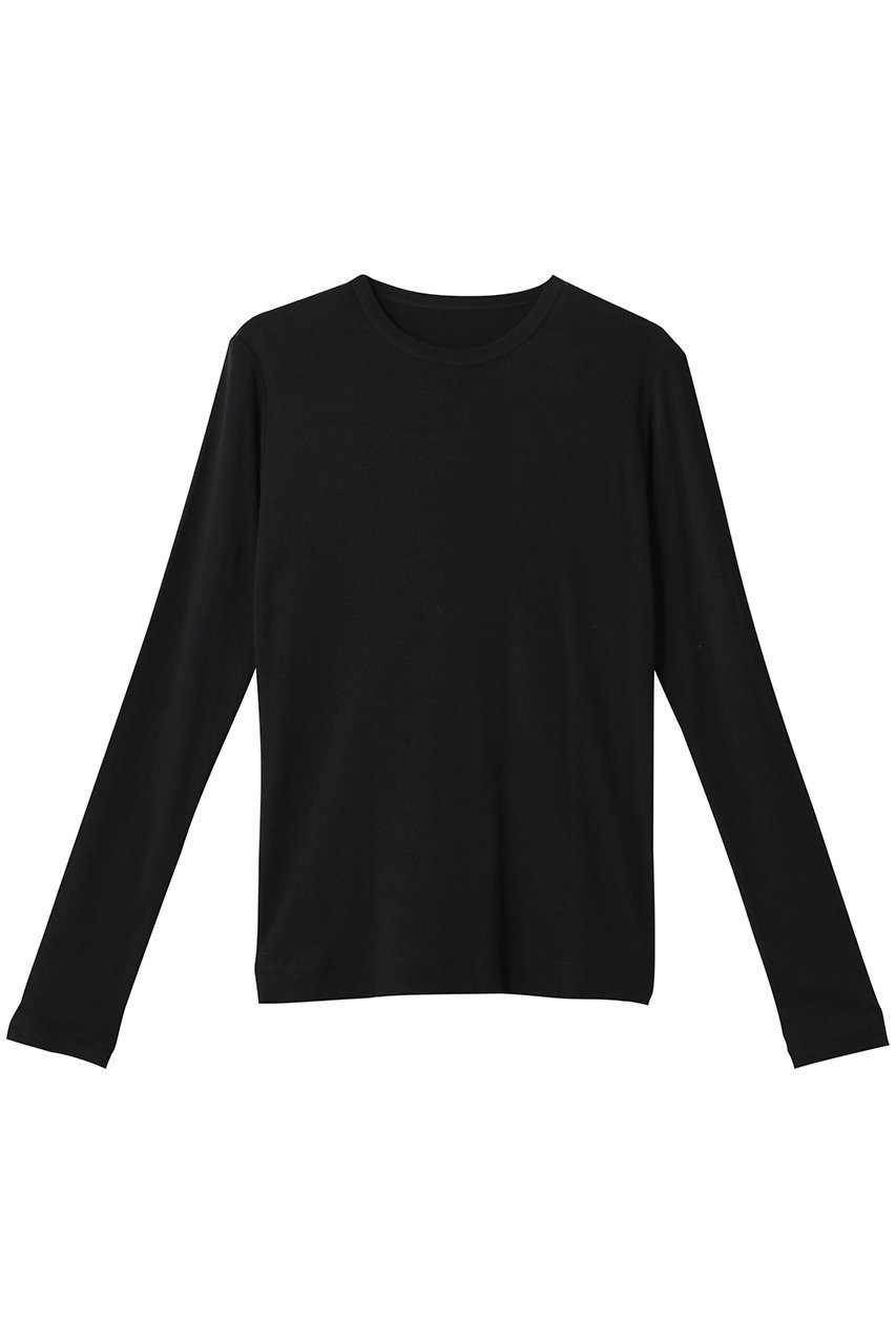 【アンクレイヴ/uncrave】のガーゼフライス カットソー インテリア・キッズ・メンズ・レディースファッション・服の通販 founy(ファニー) 　ファッション　Fashion　レディースファッション　Fashion for Women　トップス・カットソー　Cut & Sew Tops　シャツ・ブラウス・オフィスカジュアル　Elegant Blouses & Button-Ups　ロングTシャツ・Tシャツ　Longline T-Shirts & Tees　カットソー・ベーシックTシャツ　Cut-and-Sewn Tops / Stretch Tees & Basics　インナー　Innerwear　カットソー　Cut and Sewn Top　ショート　Short, Short Length　シンプル　Simple, Minimal　スリーブ　Sleeve, Long Sleeve / Short Sleeve　再入荷　Restock / Back in Stock　ブラック|ID: prp329100004504585 ipo3291000000032845484