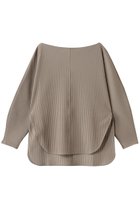 【アンクレイヴ/uncrave】のプリーツリブ ドルマンスリーブトップス グレージュ|ID: prp329100004504586 ipo3291000000032845551