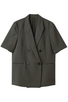 【アンクレイヴ/uncrave】のウォッシャブルドライサップ ハーフスリーブジャケット スレート|ID:prp329100004504589