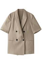 【アンクレイヴ/uncrave】のウォッシャブルドライサップ ハーフスリーブジャケット ベージュ|ID:prp329100004504589