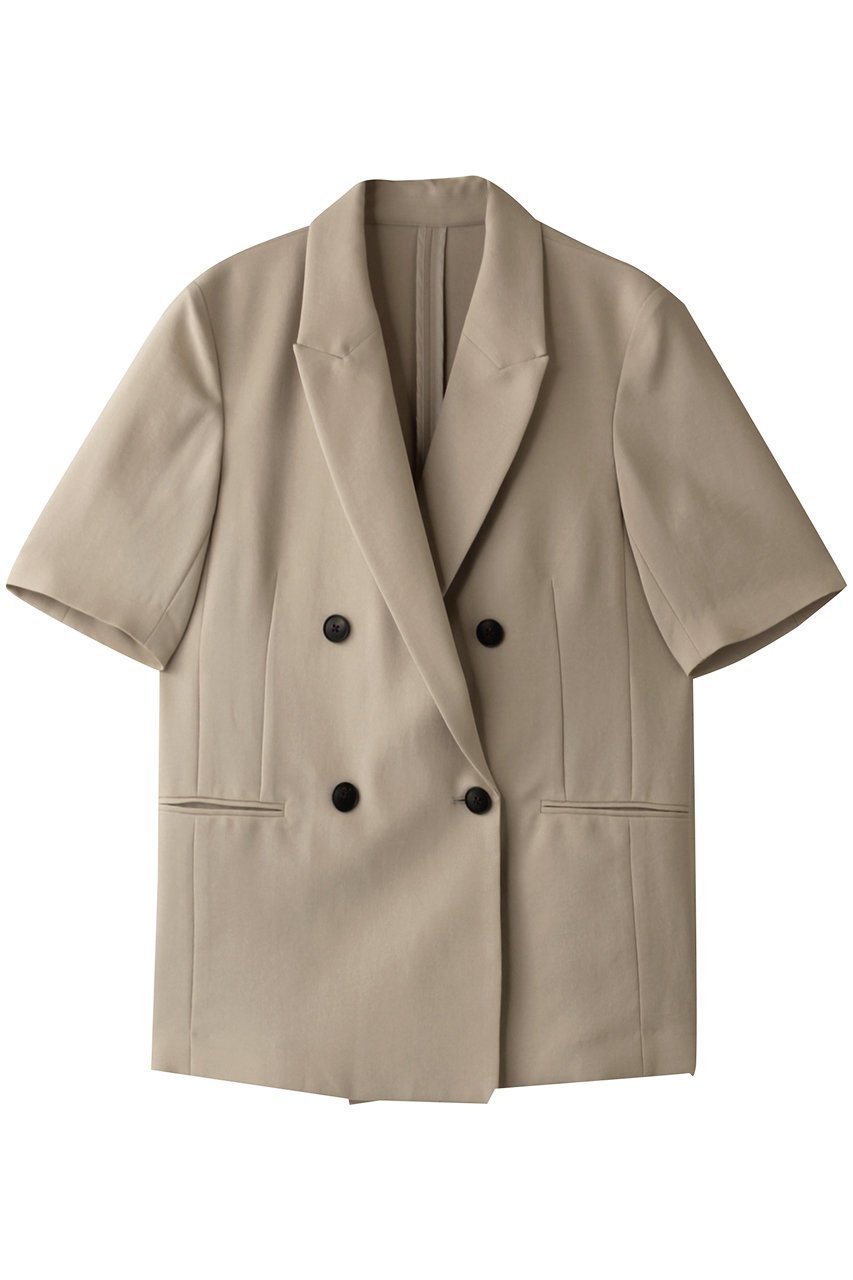 【アンクレイヴ/uncrave】のウォッシャブルドライサップ ハーフスリーブジャケット インテリア・キッズ・メンズ・レディースファッション・服の通販 founy(ファニー) 　ファッション　Fashion　レディースファッション　Fashion for Women　アウター　Coat / Outerwear Collection　レディースジャケット・軽アウター　Jackets　ジャケット　Jacket, Outerwear　バランス　Balance, Style Balance　再入荷　Restock / Back in Stock　夏　Summer　ベージュ|ID: prp329100004504589 ipo3291000000035764503