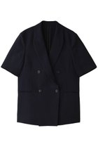 【アンクレイヴ/uncrave】のウォッシャブルドライサップ ハーフスリーブジャケット ネイビー|ID:prp329100004504589