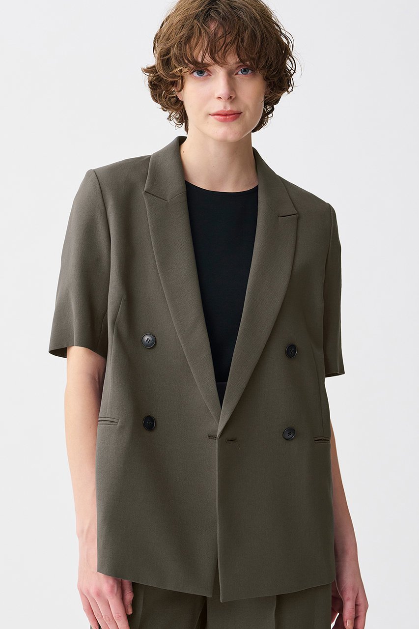 【アンクレイヴ/uncrave】のウォッシャブルドライサップ ハーフスリーブジャケット 人気、トレンドファッション・服の通販 founy(ファニー) 　ファッション　Fashion　レディースファッション　Fashion for Women　アウター　Coat / Outerwear Collection　レディースジャケット・軽アウター　Jackets　ジャケット　Jacket, Outerwear　バランス　Balance, Style Balance　再入荷　Restock / Back in Stock　夏　Summer　other-8|ID: prp329100004504589 ipo3291000000035764513