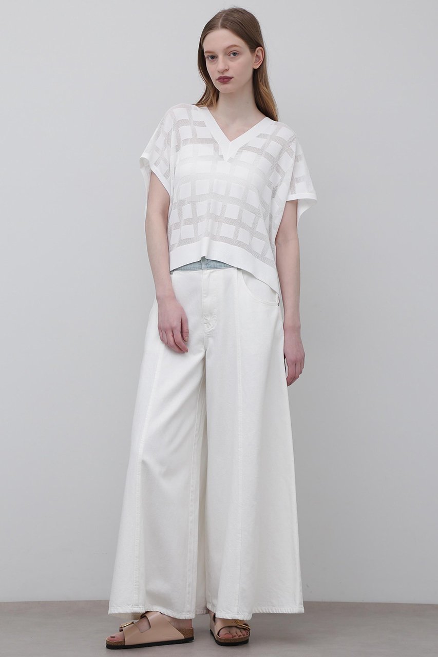 【アドーア/ADORE】のハイブリーチデニムパンツ 人気、トレンドファッション・服の通販 founy(ファニー) 　ファッション　Fashion　レディースファッション　Fashion for Women　パンツ　Pants & Trousers　デニムパンツ・ジーンズ・美脚デニム　Denim Jeans & Pants　スタンダード　Standard, Basic　デニム　Denim, Jeans Material　フレア　Flare, Flared　ブリーチ　Bleach, Washed Finish　ポケット　Pocket, Pocket Detail　other-3|ID: prp329100004504591 ipo3291000000032916522