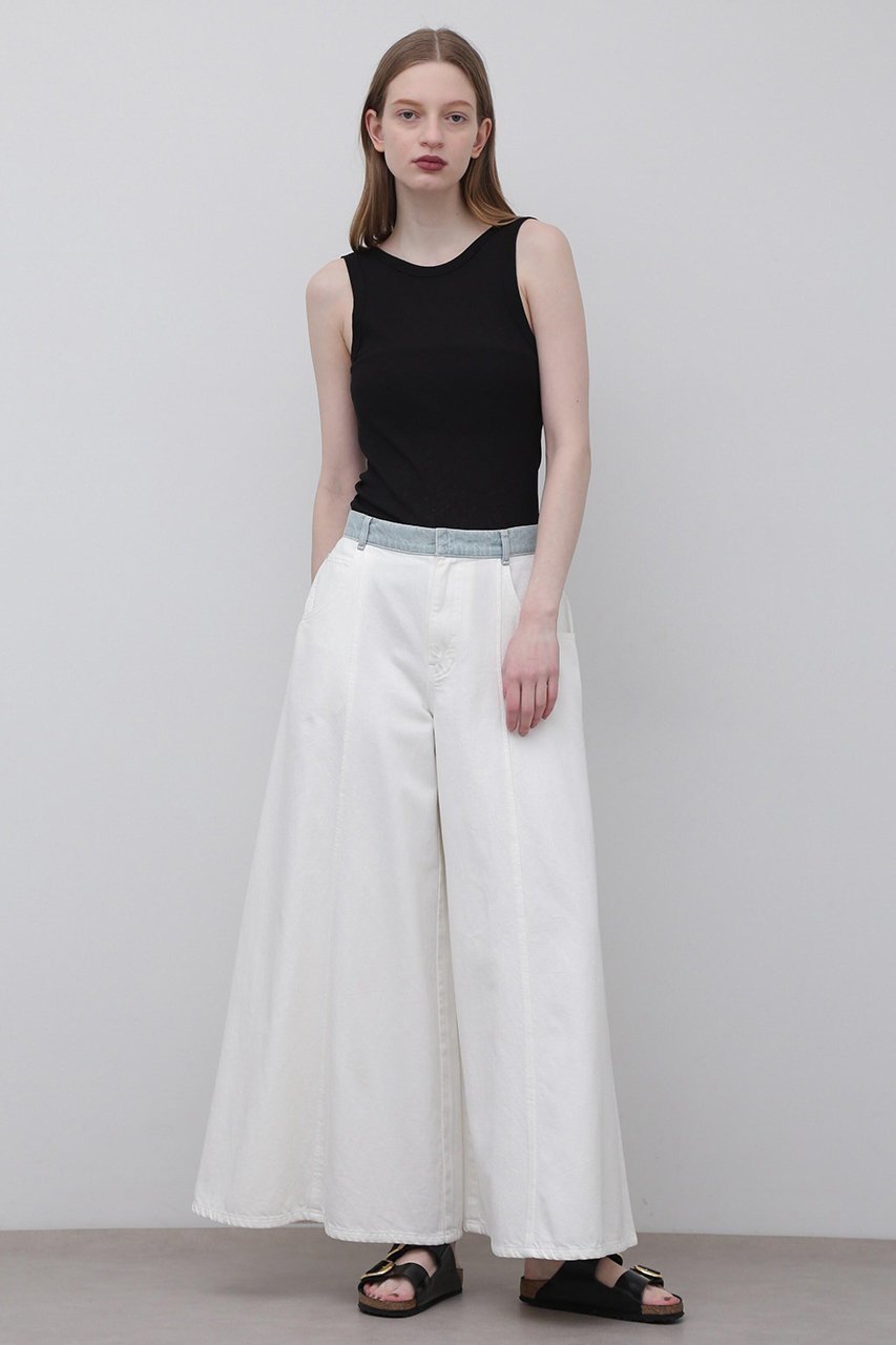 【アドーア/ADORE】のハイブリーチデニムパンツ インテリア・キッズ・メンズ・レディースファッション・服の通販 founy(ファニー) ファッション Fashion レディースファッション Fashion for Women パンツ Pants & Trousers デニムパンツ・ジーンズ・美脚デニム Denim Jeans & Pants スタンダード Standard, Basic デニム Denim, Jeans Material フレア Flare, Flared ブリーチ Bleach, Washed Finish ポケット Pocket, Pocket Detail ホワイト|ID: prp329100004504591 ipo3291000000035638306