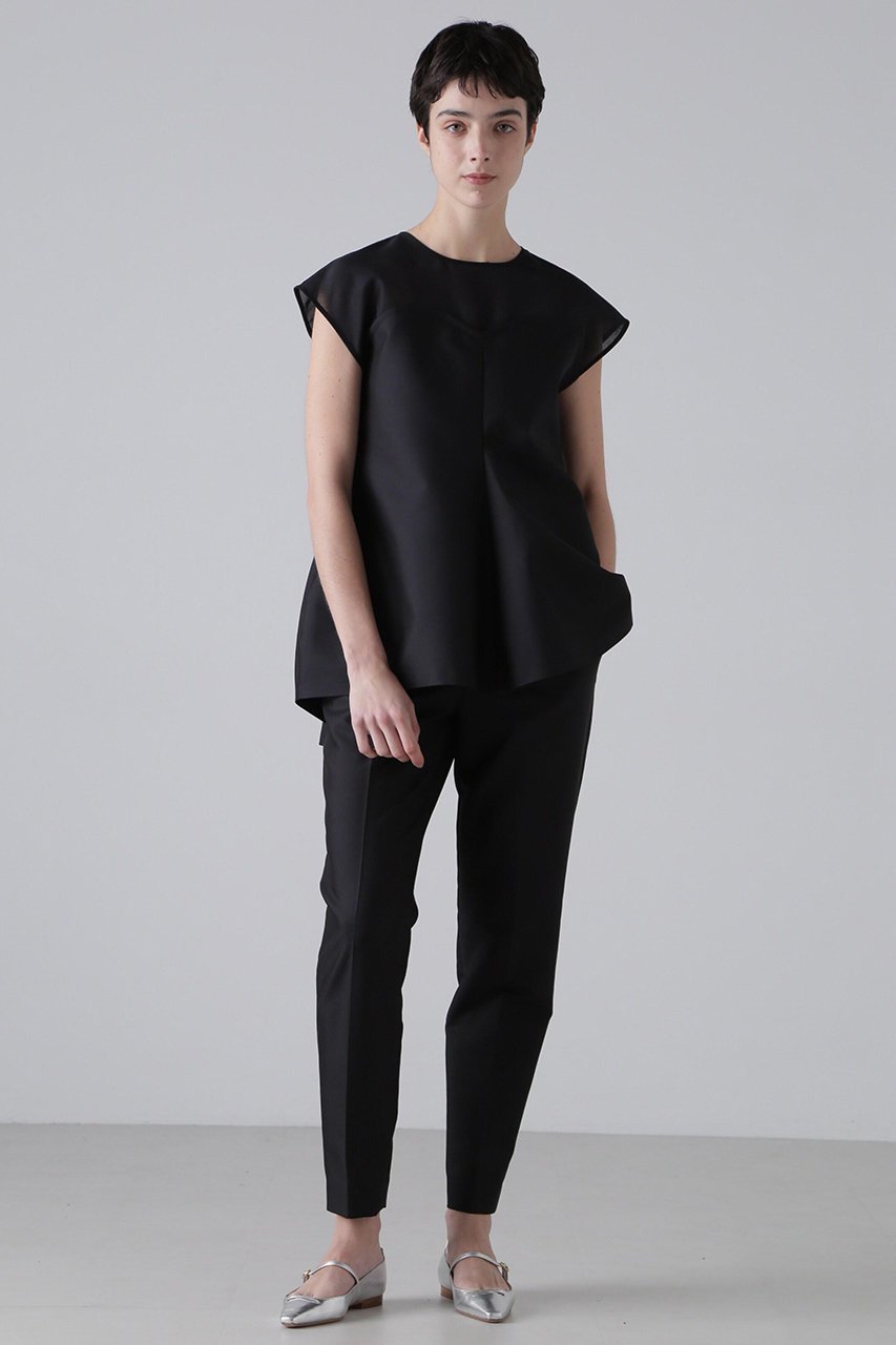 【アドーア/ADORE】のハイデンシティダブルクロスパンツ インテリア・キッズ・メンズ・レディースファッション・服の通販 founy(ファニー) 　ファッション　Fashion　レディースファッション　Fashion for Women　パンツ　Pants & Trousers　おすすめ　Recommended / Our Picks　セットアップ　Set-Up, Coordinated Outfit　ダブル　Double, Double-Breasted　ブラック|ID: prp329100004504593 ipo3291000000032916750