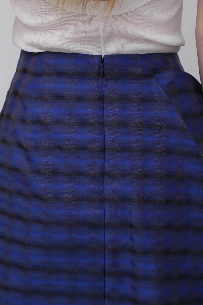 【アドーア/ADORE】のスパークルチェックジャガードスカート 人気、トレンドファッション・服の通販 founy(ファニー) 　ファッション　Fashion　レディースファッション　Fashion for Women　スカート　Skirts　ロングスカート　Long Skirts / Maxi & Midi Skirts　アシンメトリー　Asymmetrical Style　エレガント 上品　Elegant　ジャカード／ジャガード　Jacquard, Woven Pattern　スタンダード　Standard, Basic　チェック　Check, Plaid, Tartan　ドレープ　Drape, Draping Fabric　フロント　Front, Front Design　ロング　Long, Long-Length　other-8|ID: prp329100004504594 ipo3291000000032824968
