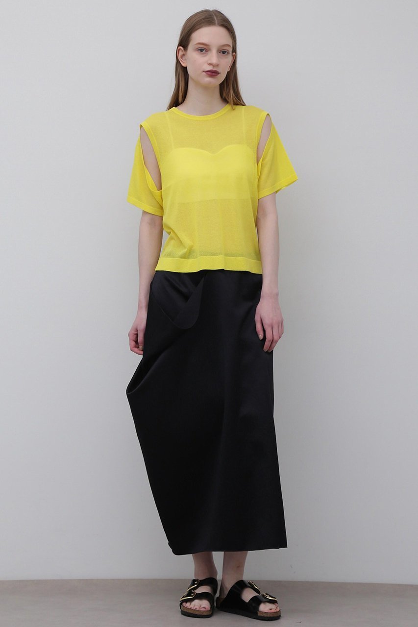 【アドーア/ADORE】のワッシャーサテンスカート インテリア・キッズ・メンズ・レディースファッション・服の通販 founy(ファニー) 　ファッション　Fashion　レディースファッション　Fashion for Women　スカート　Skirts　ロングスカート　Long Skirts / Maxi & Midi Skirts　アシンメトリー　Asymmetrical Style　シンプル　Simple, Minimal　スタンダード　Standard, Basic　ロング　Long, Long-Length　ワッシャー　Washer, Crinkled Finish　エレガント 上品　Elegant　ブラック|ID: prp329100004504595 ipo3291000000032824970