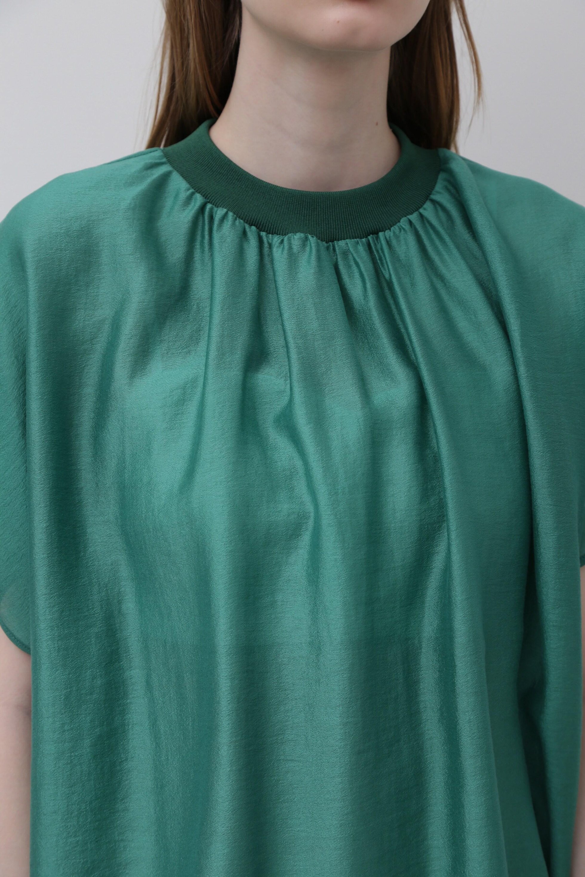 【アドーア/ADORE】のブライトテンセルブラウス 人気、トレンドファッション・服の通販 founy(ファニー) 　ファッション　Fashion　レディースファッション　Fashion for Women　トップス・カットソー　Cut & Sew Tops　シャツ・ブラウス・オフィスカジュアル　Elegant Blouses & Button-Ups　ギャザー　Gathered, Ruffled　シアー　Sheer, See-Through　ショート　Short, Short Length　スタンダード　Standard, Basic　スリーブ　Sleeve, Long Sleeve / Short Sleeve　エレガント 上品　Elegant　other-6|ID: prp329100004504597 ipo3291000000035852572