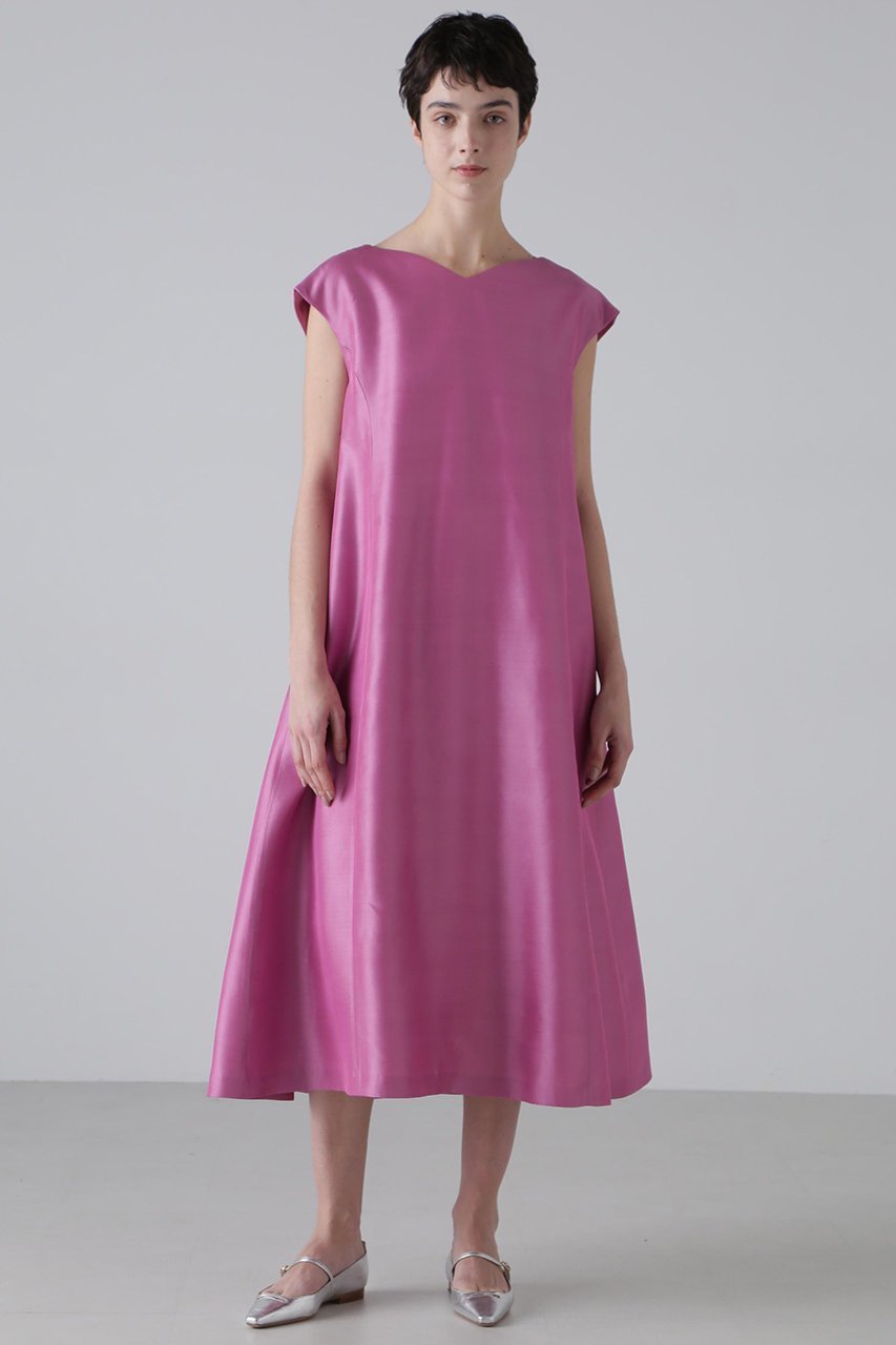 【アドーア/ADORE】のシルクタフタワンピース 人気、トレンドファッション・服の通販 founy(ファニー) 　ファッション　Fashion　レディースファッション　Fashion for Women　ワンピース　Dresses　チュニック　Tunic Tops & Dresses　シルク　Silk, 100% Silk　タフタ　Taffeta, Structured Fabric　チュニック　Tunic, Long Top　フォーマル　Formal, Dressy　ロング　Long, Long-Length　other-3|ID: prp329100004504599 ipo3291000000035365672