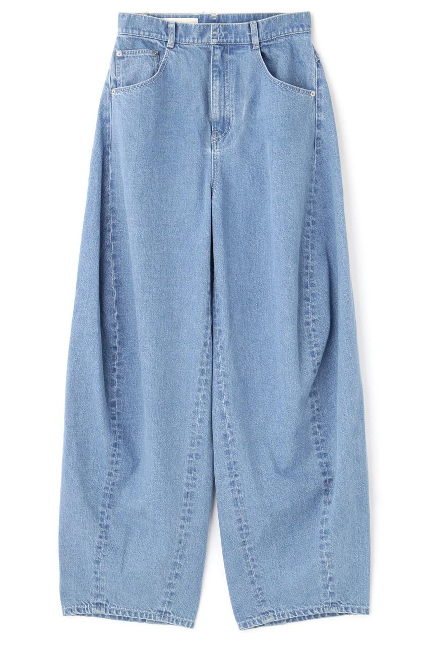 【アドーア/ADORE】のバレルデニムパンツ 人気、トレンドファッション・服の通販 founy(ファニー) 　ファッション　Fashion　レディースファッション　Fashion for Women　パンツ　Pants & Trousers　デニムパンツ・ジーンズ・美脚デニム　Denim Jeans & Pants　スタンダード　Standard, Basic　デニム　Denim, Jeans Material　パターン　Pattern, Design Print　リラックス　Relax, Relaxed Fit　other-2|ID: prp329100004504603 ipo3291000000032928346