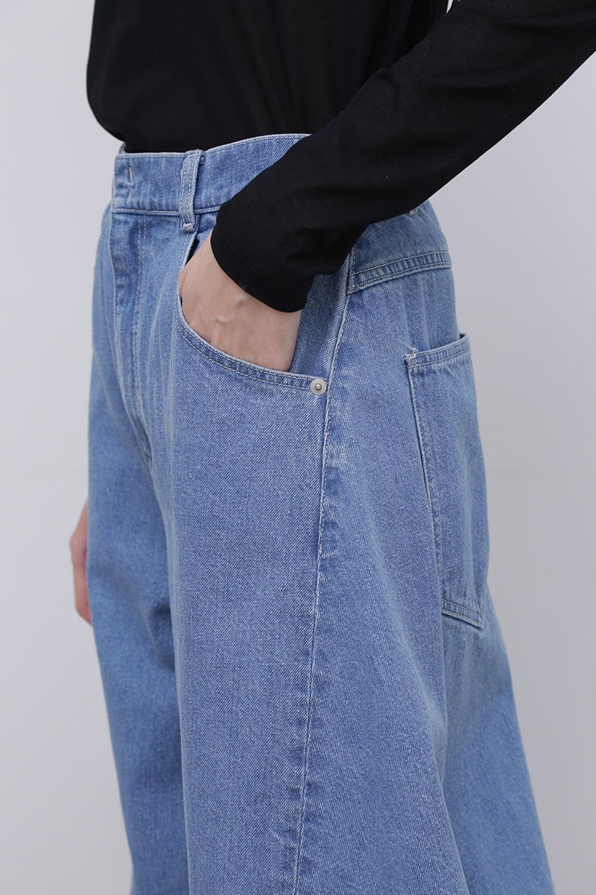 【アドーア/ADORE】のバレルデニムパンツ 人気、トレンドファッション・服の通販 founy(ファニー) 　ファッション　Fashion　レディースファッション　Fashion for Women　パンツ　Pants & Trousers　デニムパンツ・ジーンズ・美脚デニム　Denim Jeans & Pants　スタンダード　Standard, Basic　デニム　Denim, Jeans Material　パターン　Pattern, Design Print　リラックス　Relax, Relaxed Fit　other-8|ID: prp329100004504603 ipo3291000000032928404