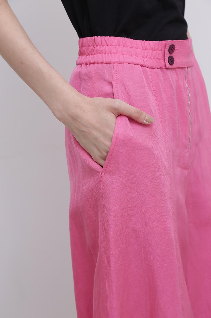 【アドーア/ADORE】のトリアセリネンパンツ 人気、トレンドファッション・服の通販 founy(ファニー) 　ファッション　Fashion　レディースファッション　Fashion for Women　パンツ　Pants & Trousers　スタンダード　Standard, Basic　スリット　Slit, Slit Detail　メタル　Metal, Metal Parts　リネン　Linen, Linen Fabric　エレガント 上品　Elegant　夏　Summer　other-8|ID: prp329100004504604 ipo3291000000032928496