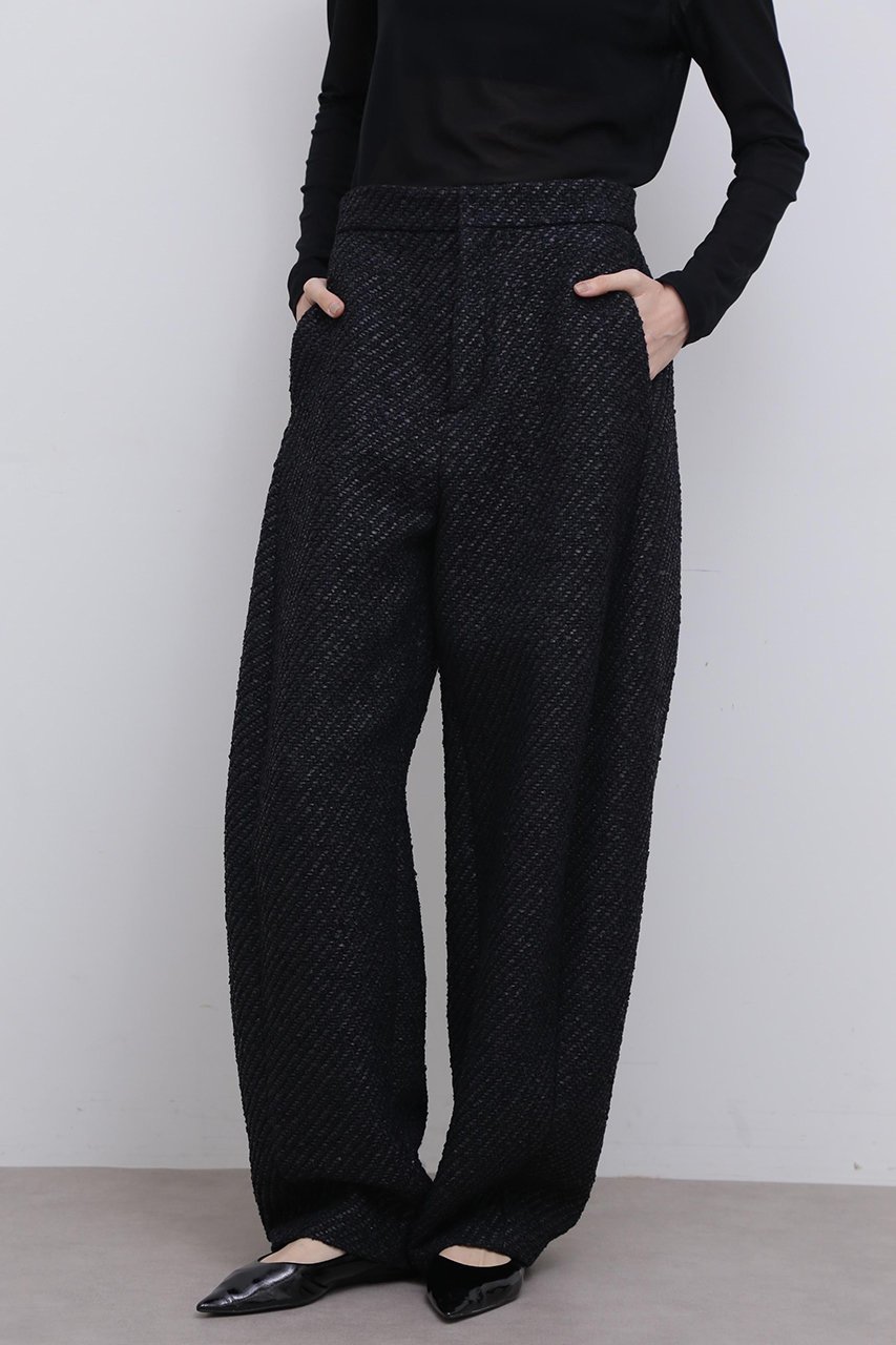 【アドーア/ADORE】のコーティングヤーンツィードパンツ 人気、トレンドファッション・服の通販 founy(ファニー) 　ファッション　Fashion　レディースファッション　WOMEN　パンツ　Pants　おすすめ　Recommend　イタリア　Italy　コーティング　Coating　スタンダード　Standard　セットアップ　Set Up　ツィード　Tweed　パターン　Pattern　リラックス　Relax　無地　Plain Color　other-4|ID: prp329100004504607 ipo3291000000031791606