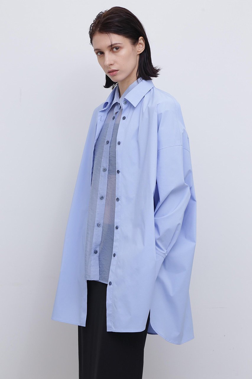 【アドーア/ADORE】のファンクショナルタイプライターブラウス インテリア・キッズ・メンズ・レディースファッション・服の通販 founy(ファニー) 　ファッション　Fashion　レディースファッション　Fashion for Women　トップス・カットソー　Cut & Sew Tops　シャツ・ブラウス・オフィスカジュアル　Elegant Blouses & Button-Ups　シアー　Sheer, See-Through　スタンダード　Standard, Basic　スリーブ　Sleeve, Long Sleeve / Short Sleeve　ロング　Long, Long-Length　ブルー|ID: prp329100004504612 ipo3291000000032886187