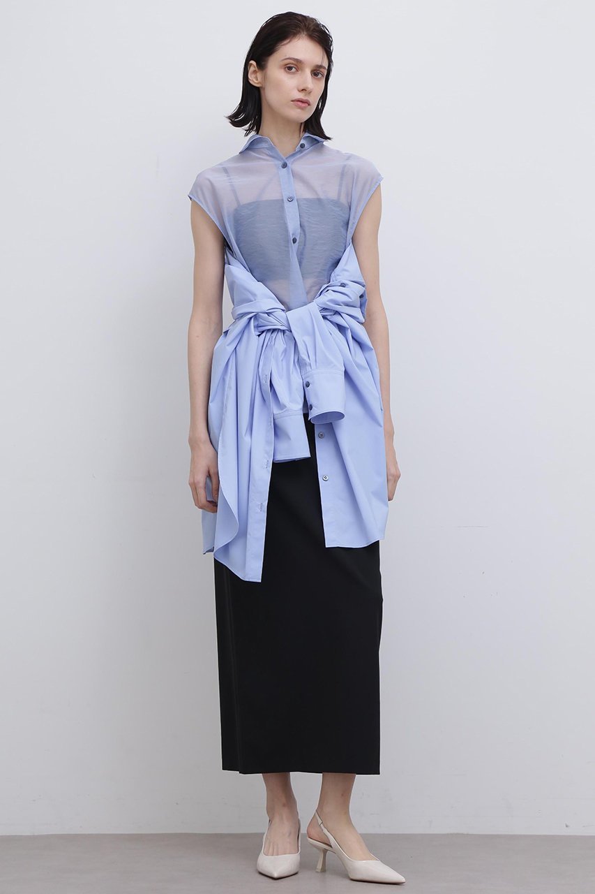 【アドーア/ADORE】のファンクショナルタイプライターブラウス 人気、トレンドファッション・服の通販 founy(ファニー) 　ファッション　Fashion　レディースファッション　Fashion for Women　トップス・カットソー　Cut & Sew Tops　シャツ・ブラウス・オフィスカジュアル　Elegant Blouses & Button-Ups　シアー　Sheer, See-Through　スタンダード　Standard, Basic　スリーブ　Sleeve, Long Sleeve / Short Sleeve　ロング　Long, Long-Length　other-3|ID: prp329100004504612 ipo3291000000032886195