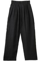 【マリリンムーン/MARILYN MOON】の【WALANCE】カディリネンタックパンツ スミブラック|ID: prp329100004506004 ipo3291000000035418641