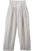 【マリリンムーン/MARILYN MOON】の【WALANCE】カディリネンタックパンツ オフホワイト×スミブラック|ID: prp329100004506004 ipo3291000000035418642