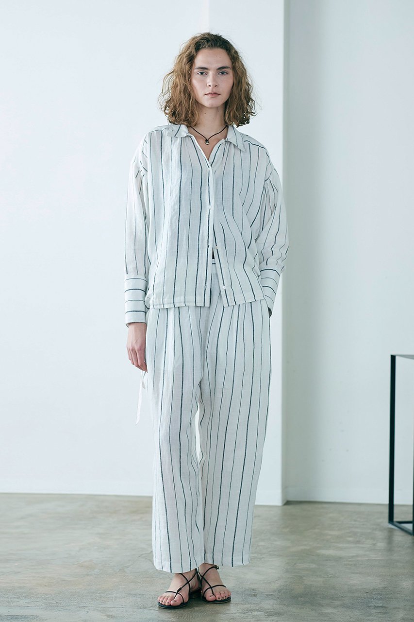 【マリリンムーン/MARILYN MOON】の【WALANCE】カディリネンタックパンツ 人気、トレンドファッション・服の通販 founy(ファニー) 　ファッション　Fashion　レディースファッション　Fashion for Women　パンツ　Pants & Trousers　ロング　Long, Long-Length　other-6|ID: prp329100004506004 ipo3291000000035418647