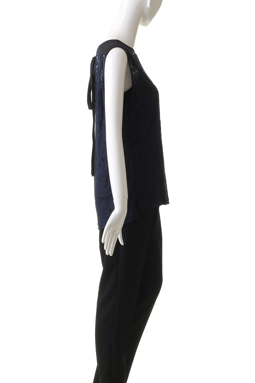 【ロキト/LOKITHO】のレース ノースリーブトップス 人気、トレンドファッション・服の通販 founy(ファニー) 　ファッション　Fashion　レディースファッション　Fashion for Women　トップス・カットソー　Cut & Sew Tops　キャミソール&ノースリーブ　Camisoles & Sleeveless Tops　シャツ・ブラウス・オフィスカジュアル　Elegant Blouses & Button-Ups　インナー　Innerwear　オケージョン　Occasion Wear　キャミソール　Camisole, Spaghetti Strap Top　ノースリーブ　Sleeveless, No-Sleeve　フェミニン　Feminine, Girly　リボン　Ribbon, Bow　レース　Lace, Lace Fabric　other-3|ID: prp329100004506005 ipo3291000000032907370