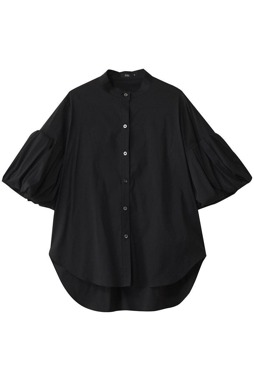 【エムフィル/M Fil】のコットンストレッチブロード ボリュームスリーブシャツ 人気、トレンドファッション・服の通販 founy(ファニー) 　ファッション　Fashion　レディースファッション　Fashion for Women　トップス・カットソー　Cut & Sew Tops　シャツ・ブラウス・オフィスカジュアル　Elegant Blouses & Button-Ups　ボリューム袖・フリルスリーブブラウス　Voluminous & Ruffle Sleeves / Puffy Sleeve Tops　ショート　Short, Short Length　シンプル　Simple, Minimal　スリム　Slim, Slim Fit　スリーブ　Sleeve, Long Sleeve / Short Sleeve　フェミニン　Feminine, Girly　 other-1|ID: prp329100004506011 ipo3291000000032908551