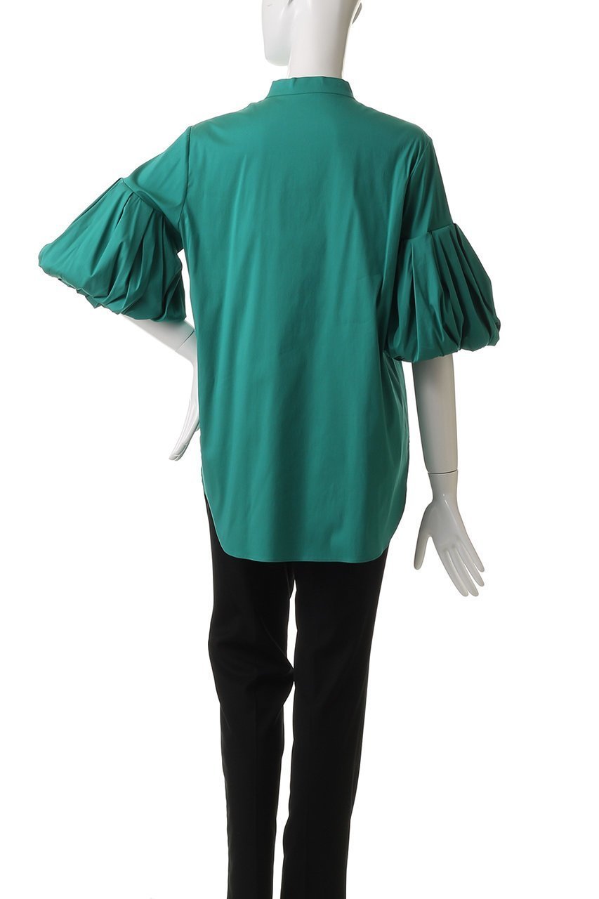 【エムフィル/M Fil】のコットンストレッチブロード ボリュームスリーブシャツ 人気、トレンドファッション・服の通販 founy(ファニー) 　ファッション　Fashion　レディースファッション　Fashion for Women　トップス・カットソー　Cut & Sew Tops　シャツ・ブラウス・オフィスカジュアル　Elegant Blouses & Button-Ups　ボリューム袖・フリルスリーブブラウス　Voluminous & Ruffle Sleeves / Puffy Sleeve Tops　ショート　Short, Short Length　シンプル　Simple, Minimal　スリム　Slim, Slim Fit　スリーブ　Sleeve, Long Sleeve / Short Sleeve　フェミニン　Feminine, Girly　other-4|ID: prp329100004506011 ipo3291000000032908566