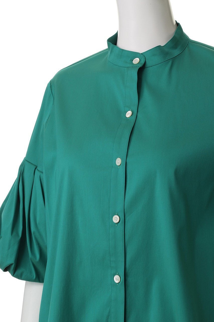 【エムフィル/M Fil】のコットンストレッチブロード ボリュームスリーブシャツ 人気、トレンドファッション・服の通販 founy(ファニー) 　ファッション　Fashion　レディースファッション　Fashion for Women　トップス・カットソー　Cut & Sew Tops　シャツ・ブラウス・オフィスカジュアル　Elegant Blouses & Button-Ups　ボリューム袖・フリルスリーブブラウス　Voluminous & Ruffle Sleeves / Puffy Sleeve Tops　ショート　Short, Short Length　シンプル　Simple, Minimal　スリム　Slim, Slim Fit　スリーブ　Sleeve, Long Sleeve / Short Sleeve　フェミニン　Feminine, Girly　other-5|ID: prp329100004506011 ipo3291000000034955210