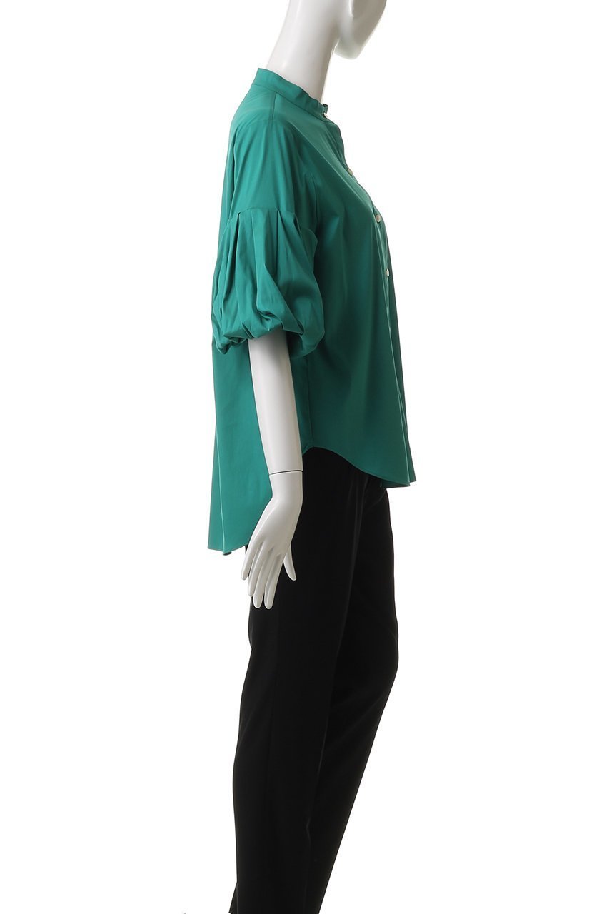 【エムフィル/M Fil】のコットンストレッチブロード ボリュームスリーブシャツ 人気、トレンドファッション・服の通販 founy(ファニー) 　ファッション　Fashion　レディースファッション　Fashion for Women　トップス・カットソー　Cut & Sew Tops　シャツ・ブラウス・オフィスカジュアル　Elegant Blouses & Button-Ups　ボリューム袖・フリルスリーブブラウス　Voluminous & Ruffle Sleeves / Puffy Sleeve Tops　ショート　Short, Short Length　シンプル　Simple, Minimal　スリム　Slim, Slim Fit　スリーブ　Sleeve, Long Sleeve / Short Sleeve　フェミニン　Feminine, Girly　other-3|ID: prp329100004506011 ipo3291000000035690406