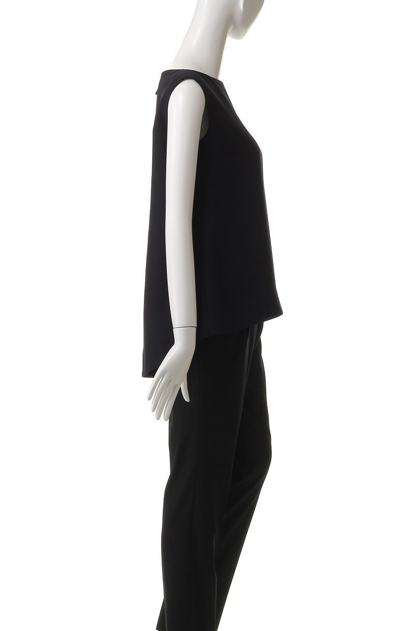 【エムフィル/M Fil】のバックサテンジョーゼット ドロップテールブラウス 人気、トレンドファッション・服の通販 founy(ファニー) 　ファッション　Fashion　レディースファッション　Fashion for Women　トップス・カットソー　Cut & Sew Tops　キャミソール&ノースリーブ　Camisoles & Sleeveless Tops　シャツ・ブラウス・オフィスカジュアル　Elegant Blouses & Button-Ups　バッグ　Bags　サテン　Satin, Glossy Fabric　シルク　Silk, 100% Silk　シンプル　Simple, Minimal　ジョーゼット　Georgette, Semi-Sheer Fabric　ドレープ　Drape, Draping Fabric　ノースリーブ　Sleeveless, No-Sleeve　フォーマル　Formal, Dressy　ボトム　Bottoms, Lower Wear　エレガント 上品　Elegant　other-3|ID: prp329100004506013 ipo3291000000032908601